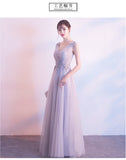 SOLVBAO Evening Dress for Women  New Banquet Slimming Bridesmaid Dress Long Host Dignified Elegant Art Exam