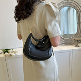 solvbao Mini Fashion Crescent Bag, Trendy Shoulder Hobo Bag, Women's Stylish Handbag & Underarm Purse