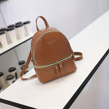 solvbao 1pc Retro Waxed PU Leather Multifunctional Backpack, Versatile Crossbody Shoulder Bag