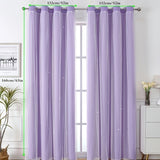 2pcs Single-sided Light Hollow Cloth Yarn Integrated Curtains, Fashion Fabric Hollow Translucent Balcony Curtain, Living Room Bedroom Curtains, Window Sheer Curtain Home Decor