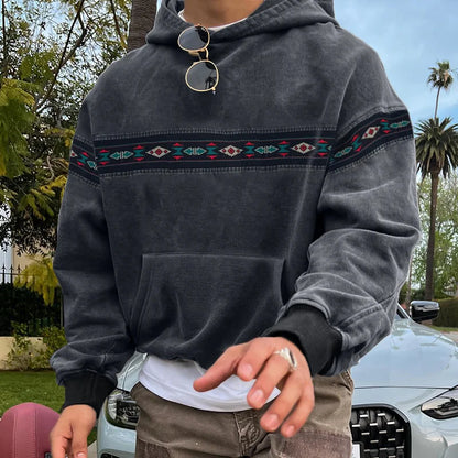 Solvbao Vintage Hoodie Vintage Spring Men Clothing Tops Casual Hooded Pullovers Sweatshirts Men's Printing Hoodies S M L 2XL 3XL