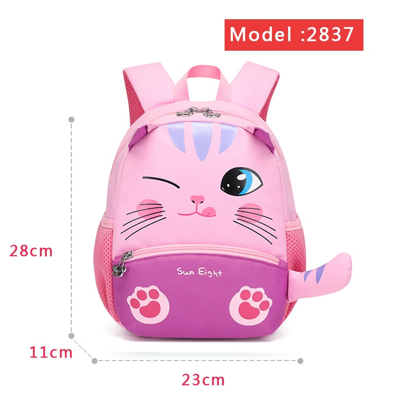 solvbao Hot 3D Cartoon Animal Baby Backpacks kindergarten Schoolbag  Kids Backpack Children School Bags Girls Boys Backpacks