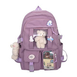 solvbao  Buckle Badge Women's Backpack