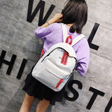 solvbao  Buckle Badge Women's Backpack Candy Color Fashion Cute Schoolbag Shoulder Student Bag Teenage Girl College School Backpacks