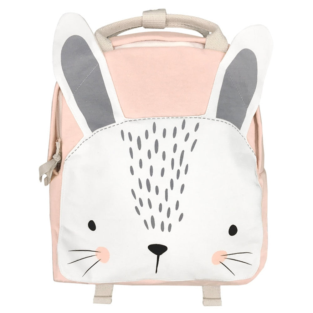 solvbao Children Backpack Animals Design Girl Boys Backpack Toddler Kids School Bag Kindergarten Cartoon Rabbit Butterfly lion print Bag