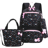 solvbao 3pcs/set Printing School Bags Backpacks Schoolbag Fashion Kids Lovely Backpack For Children Girls School bag Student Mochila sac