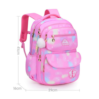 solvbao Cute Girls School Bags Children Primary School Backpack satchel kids book bag Princess Schoolbag Mochila Infantil 2 szies