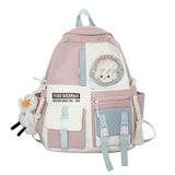 solvbao  Buckle Badge Women's Backpack