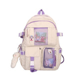 solvbao  Buckle Badge Women's Backpack