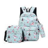 solvbao 3pcs/set Printing School Bags Backpacks Schoolbag Fashion Kids Lovely Backpack For Children Girls School bag Student Mochila sac