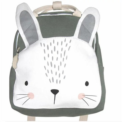 solvbao Children Backpack Animals Design Girl Boys Backpack Toddler Kids School Bag Kindergarten Cartoon Rabbit Butterfly lion print Bag