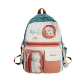 solvbao  Buckle Badge Women's Backpack