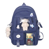 solvbao  Buckle Badge Women's Backpack