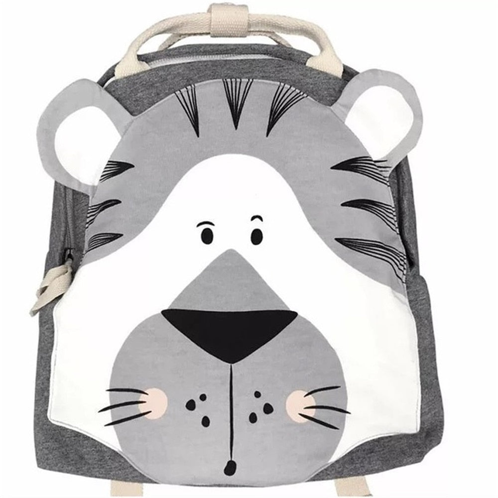 solvbao Children Backpack Animals Design Girl Boys Backpack Toddler Kids School Bag Kindergarten Cartoon Rabbit Butterfly lion print Bag