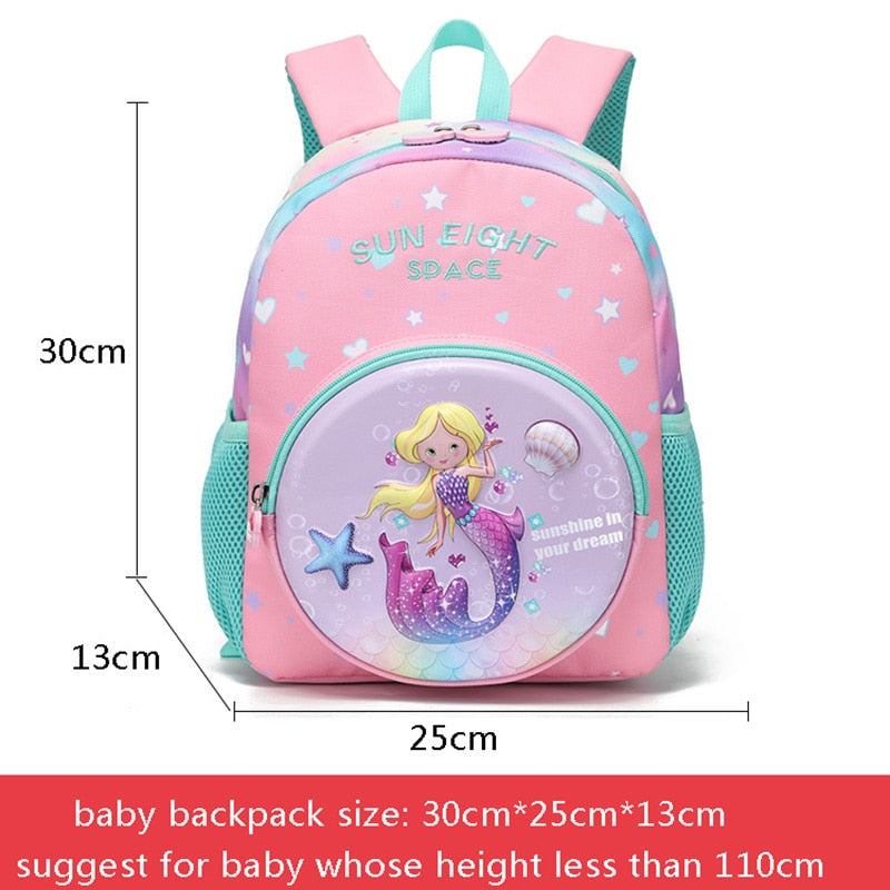 solvbao Hot 3D Cartoon Animal Baby Backpacks kindergarten Schoolbag  Kids Backpack Children School Bags Girls Boys Backpacks