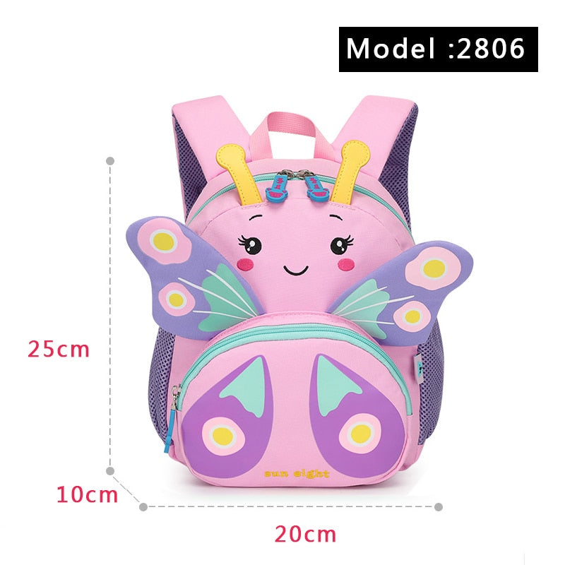 solvbao Hot 3D Cartoon Animal Baby Backpacks kindergarten Schoolbag  Kids Backpack Children School Bags Girls Boys Backpacks