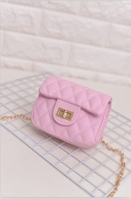 solvbao Children's Mini Handbags Cute Crossbody Bags for Kids Small Coin Wallet Pouch Baby Girls Rivet Party Clutch Purse Chain Bag