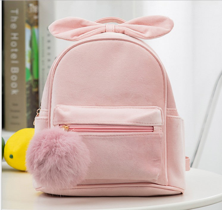 solvbao Cute Kid Toddler Mini Backpack Kindergarten Schoolbag Baby Cartoon Bowknot Shoulder Bag Handbag Fashion