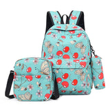 solvbao 3pcs/set Printing School Bags Backpacks Schoolbag Fashion Kids Lovely Backpack For Children Girls School bag Student Mochila sac