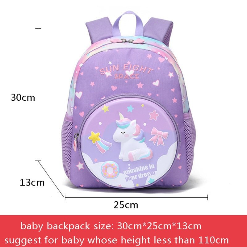 solvbao Hot 3D Cartoon Animal Baby Backpacks kindergarten Schoolbag  Kids Backpack Children School Bags Girls Boys Backpacks