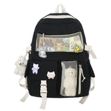 solvbao  Buckle Badge Women's Backpack