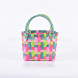 Bag Woven Bag Handbag Hand Collar Bag Beach Bag Vegetable Basket Woven Bag Female Tote Bag Wholesale Hand Gift Basket