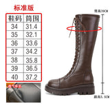 20626-10 Autumn and Winter  New High Leg Boot Boots Knight Boots Small below the Knee Boots Stretch Boots