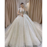 SOLVBAO Starry Sky  Wedding Dress  New Bridal High-End Temperament Luxury Heavy Work Large Tail Court Style High-End Sense