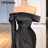 SOLVBAO Cross-Border European and American off-Shoulder Party Evening Dress  New Elegant Slimming Dress Fishtail Annual Meeting Dress for Women