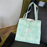 Spring and Summer New Colorful Flora Bag Double-Layer Large Capacity Female Student Shopping Commuter Shoulder Bag Bag