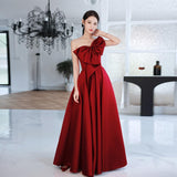 SOLVBAO Black Evening Dress New  New Satin Dress Texture Western Style Company Annual Meeting Graduation Dress Summer