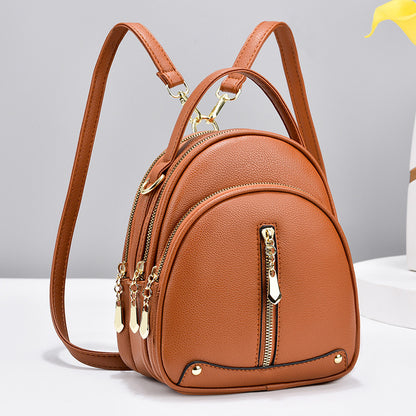 SOLVBAO 2025 Bag backpack popular new women's bag Korean version women's shoulder messenger bag fashion backpack schoolbag women's New