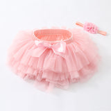 SOLVBAO Girl's Miniskirt Girls' Short Skirt Tutu Skirt Baby European and American Princess Dress Infant Sudden Mesh Bubble Skirt