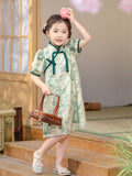 SOLVBAO Boys Han Chinese Clothing Suits Girls National Style Cheongsam Summer Children Ancient Chinese Costume Baby Tang Costume Children's Day Performance Clothing