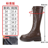 20626-10 Autumn and Winter  New High Leg Boot Boots Knight Boots Small below the Knee Boots Stretch Boots