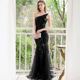 SOLVBAO Evening Dress for Women High-End Entry Lux Temperament Socialite Gathering Party Dinner Party Sexy Long Slimming Fishtail Dress