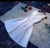 SOLVBAO Summer White Bridesmaid Dress Dress Slimming Evening Dress Annual Party Little Dress in Stock and Fast Delivery