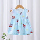 SOLVBAO Baby Girl Summer Dress Skirt Thin Cotton Silk Skirt Girls Dress Children Princess Dress Little Children Girl Baby Skirt Summer