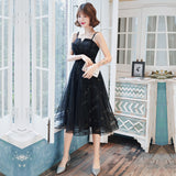 SOLVBAO Evening Dress  New Black Long Strap Evening Dress Backless Dress Host Strap Evening Dress for Women