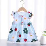 SOLVBAO Baby Girl Summer Dress Skirt Thin Cotton Silk Skirt Girls Dress Children Princess Dress Little Children Girl Baby Skirt Summer