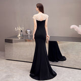 SOLVBAO Fishtail Evening Dress Banquet  New Fashion Elegant Graceful Toast Clothing Slim-Fit Long Host Annual Meeting Women