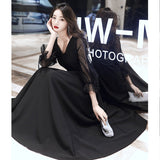 SOLVBAO New Black Daily Style Evening Dress Dress Female Temperament Small Dress Banquet Dress