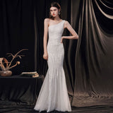 SOLVBAO Evening Dress for Women High-End Entry Lux Temperament Socialite Gathering Party Dinner Party Sexy Long Slimming Fishtail Dress