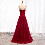 SOLVBAO Bridal Toast Dress  New Summer Red Slip Engagement Light Yarn Long Wedding Banquet Evening Dress