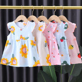 SOLVBAO Baby Girl Summer Dress Skirt Thin Cotton Silk Skirt Girls Dress Children Princess Dress Little Children Girl Baby Skirt Summer