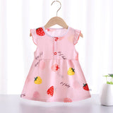 SOLVBAO Baby Girl Summer Dress Skirt Thin Cotton Silk Skirt Girls Dress Children Princess Dress Little Children Girl Baby Skirt Summer