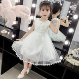 SOLVBAO Girls Dress  New Summer Clothes Children's Western Style Puff Gauze Skirt Summer Little Girl Mesh Princess Dress