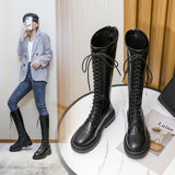 20626-10 Autumn and Winter  New High Leg Boot Boots Knight Boots Small below the Knee Boots Stretch Boots