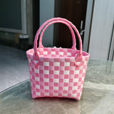 Bag Woven Bag Handbag Hand Collar Bag Beach Bag Vegetable Basket Woven Bag Female Tote Bag Wholesale Hand Gift Basket