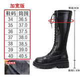 20626-10 Autumn and Winter  New High Leg Boot Boots Knight Boots Small below the Knee Boots Stretch Boots